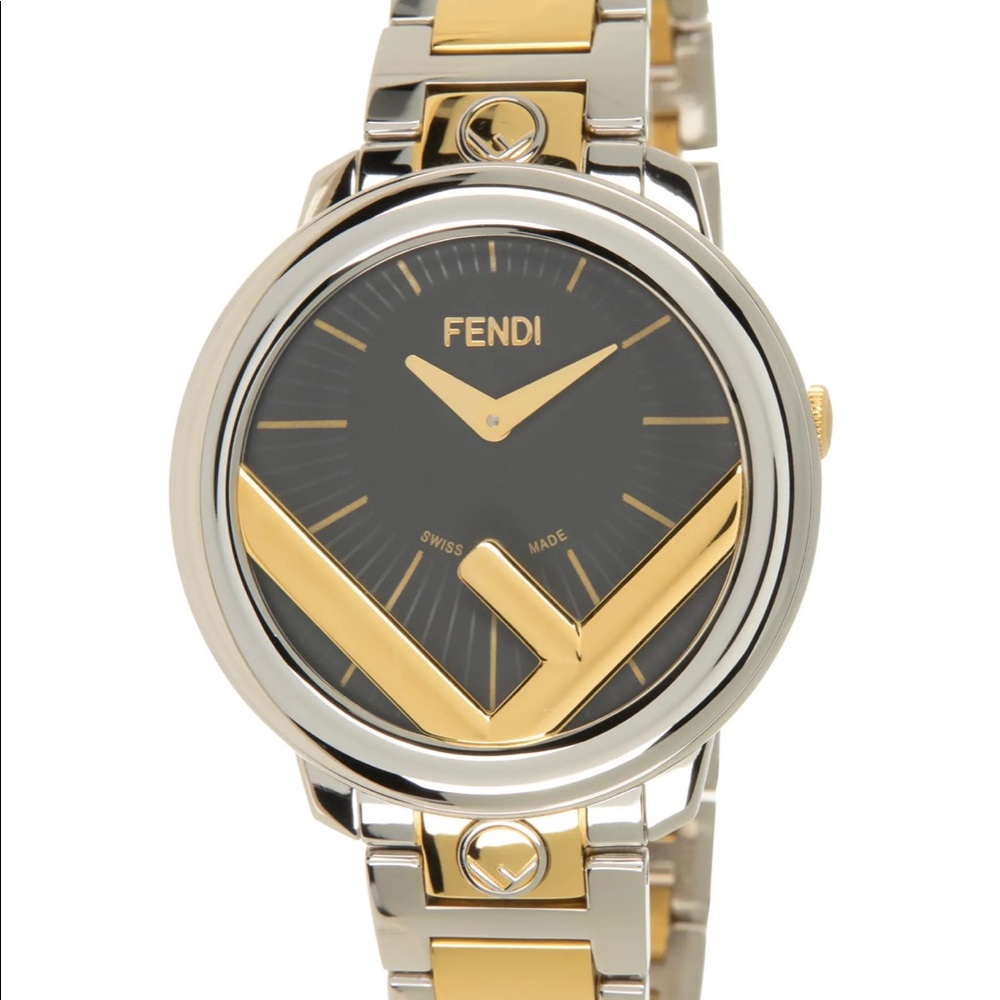 ❌SOLD❌ Fendi Run Away Two-Tone Bracelet Strap Watch, 36mm